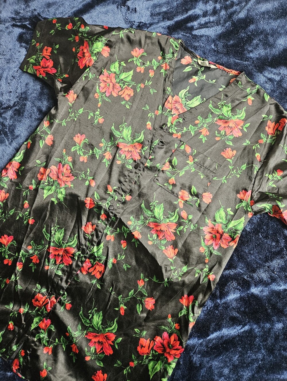 Rose Print Nightgown